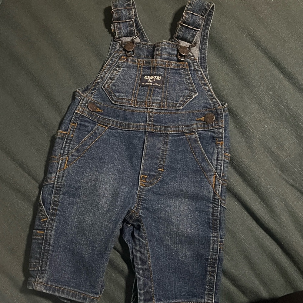 OshKosh B'gosh Dark Wash Denim Kids Overalls